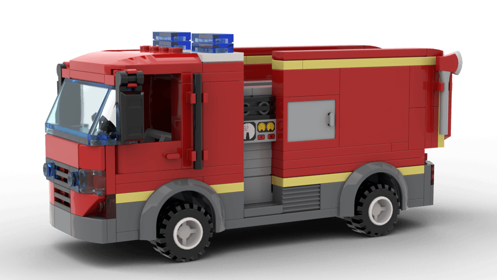 Burger Bar Fire Rescue Fire Truck (60214)
